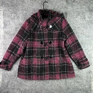 Plaid Women's Jacket in Pink and Black
